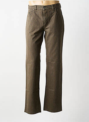 Jeans coupe droite stretch taille normale marron PIONEER homme
