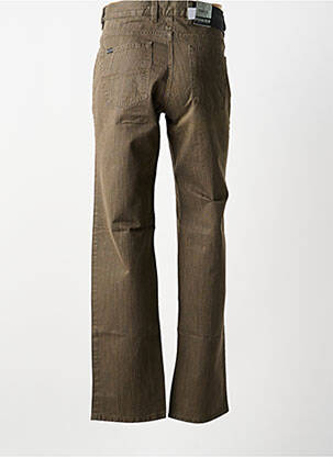Jeans coupe droite stretch taille normale marron PIONEER homme