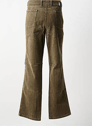 Pantalon droit stretch taille normale marron CAFONE homme