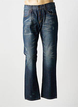 Jeans coupe droite fermeture boutonnée sur le devant taille normale bleu SCOTT AND FOX homme