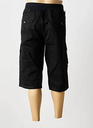 Bermuda stretch taille normale noir D555 homme