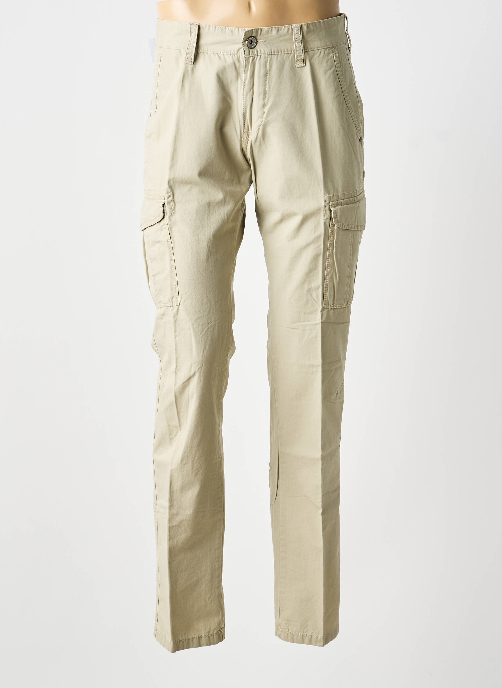 Pantalon cargo tissage popeline taille normale beige CAMEL ACTIVE homme
