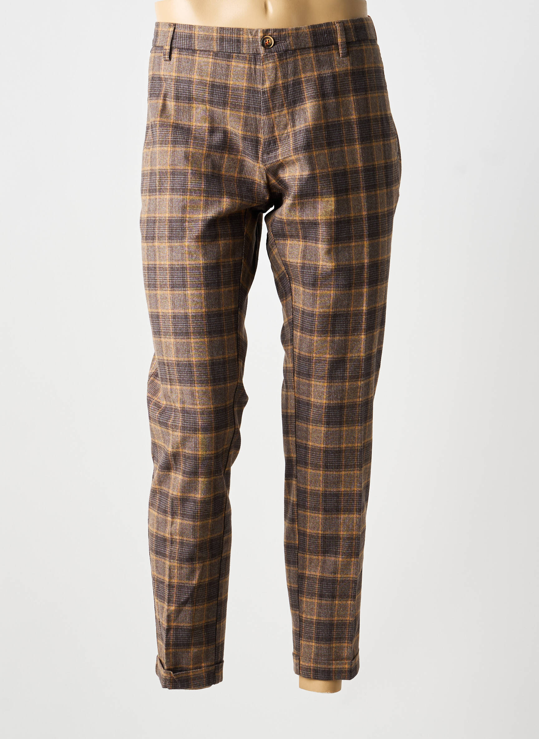 Pantalon chino poches taille normale gris AT.P.CO homme