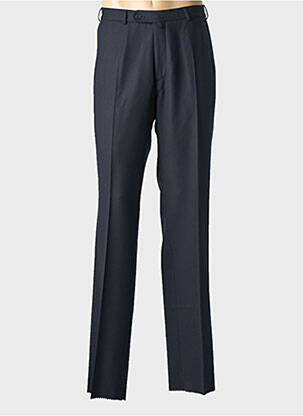 Pantalon droit taille à pinces taille normale bleu DIGEL homme