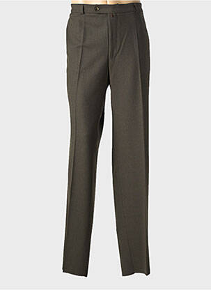 Pantalon droit tissage chiné taille normale vert MURK homme