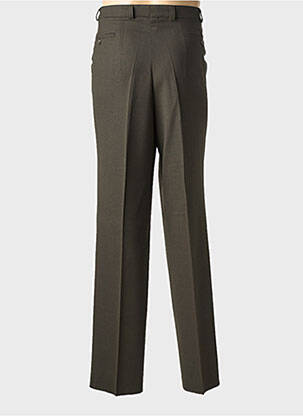 Pantalon droit tissage chiné taille normale vert MURK homme