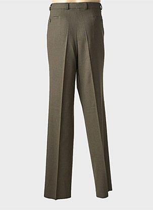 Pantalon droit tissage chiné taille normale marron clair MURK homme