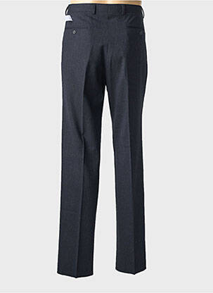 Pantalon droit tissage chiné taille normale bleu DIPLOMATE homme