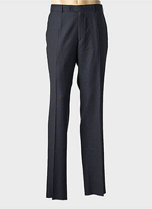Pantalon droit taille à pinces taille normale bleu DANIEL HECHTER homme