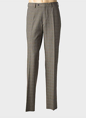 Pantalon droit tissage chiné taille normale gris DANIEL HECHTER homme
