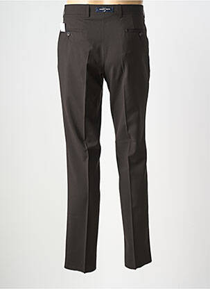 Pantalon slim taille à pinces taille normale marron DANIEL HECHTER homme