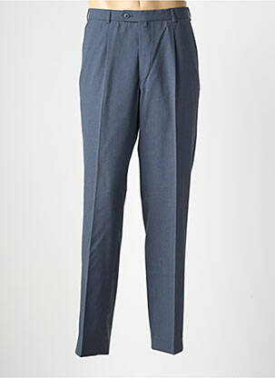 Pantalon slim taille à pinces taille basse bleu DIGEL homme