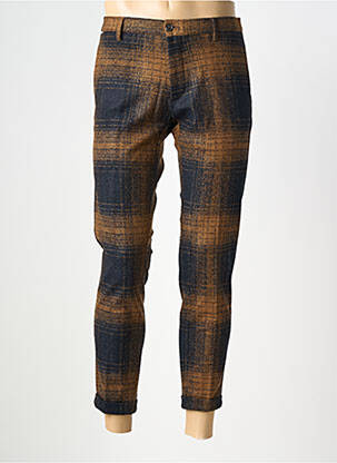 Pantalon slim taille à pinces taille normale marron AT.P.CO homme