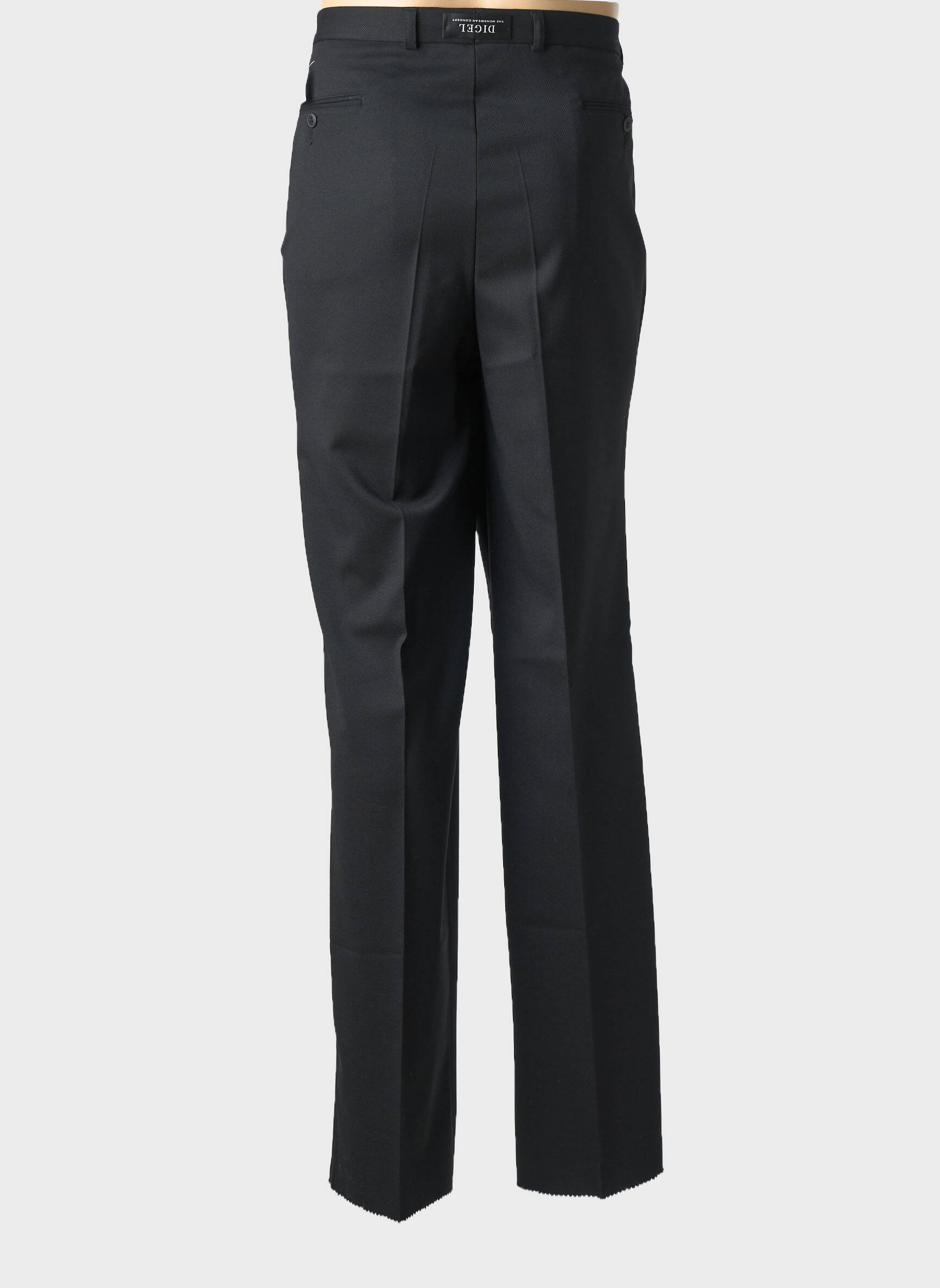 Pantalon droit taille normale taille normale noir DIGEL homme