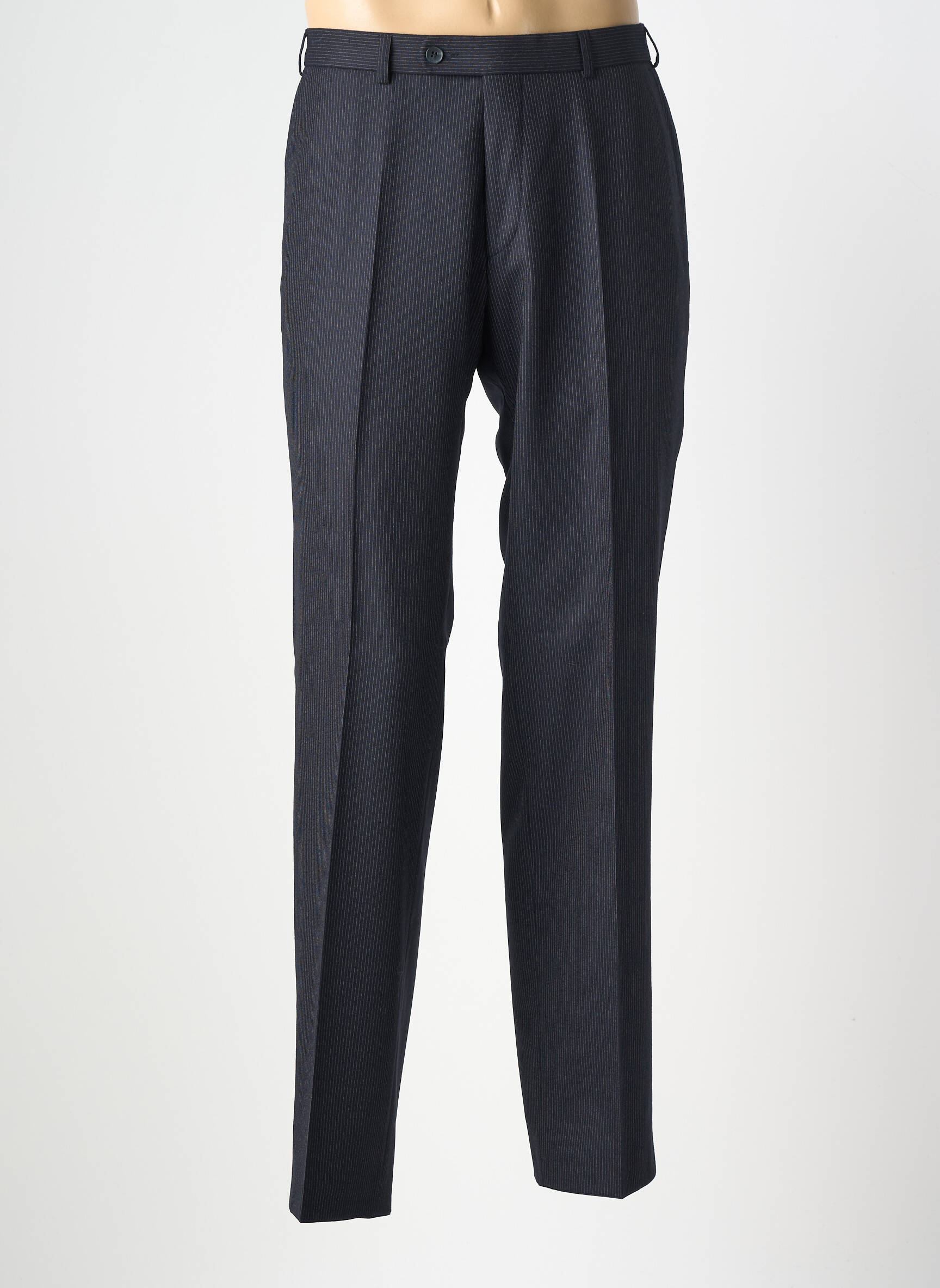 Pantalon droit taille à pinces taille normale noir DIGEL homme