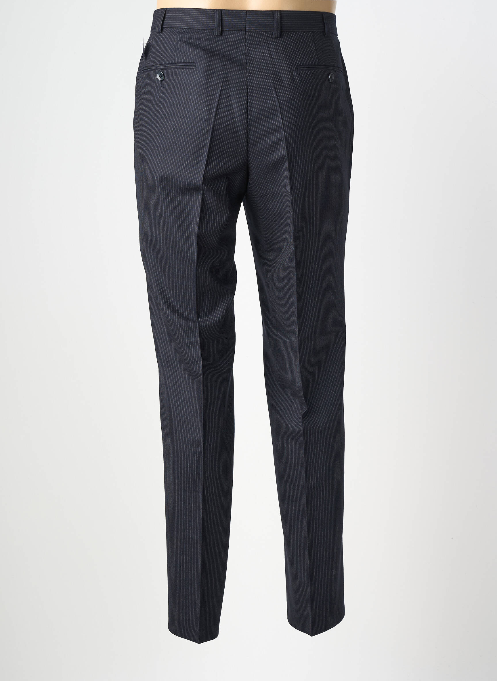 Pantalon droit taille à pinces taille normale noir DIGEL homme