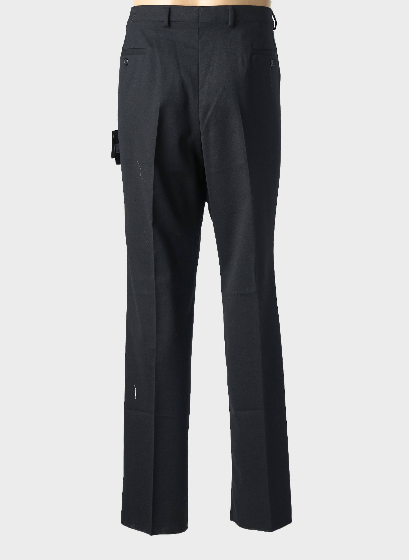 Pantalon droit taille normale taille normale noir DIPLOMATE homme