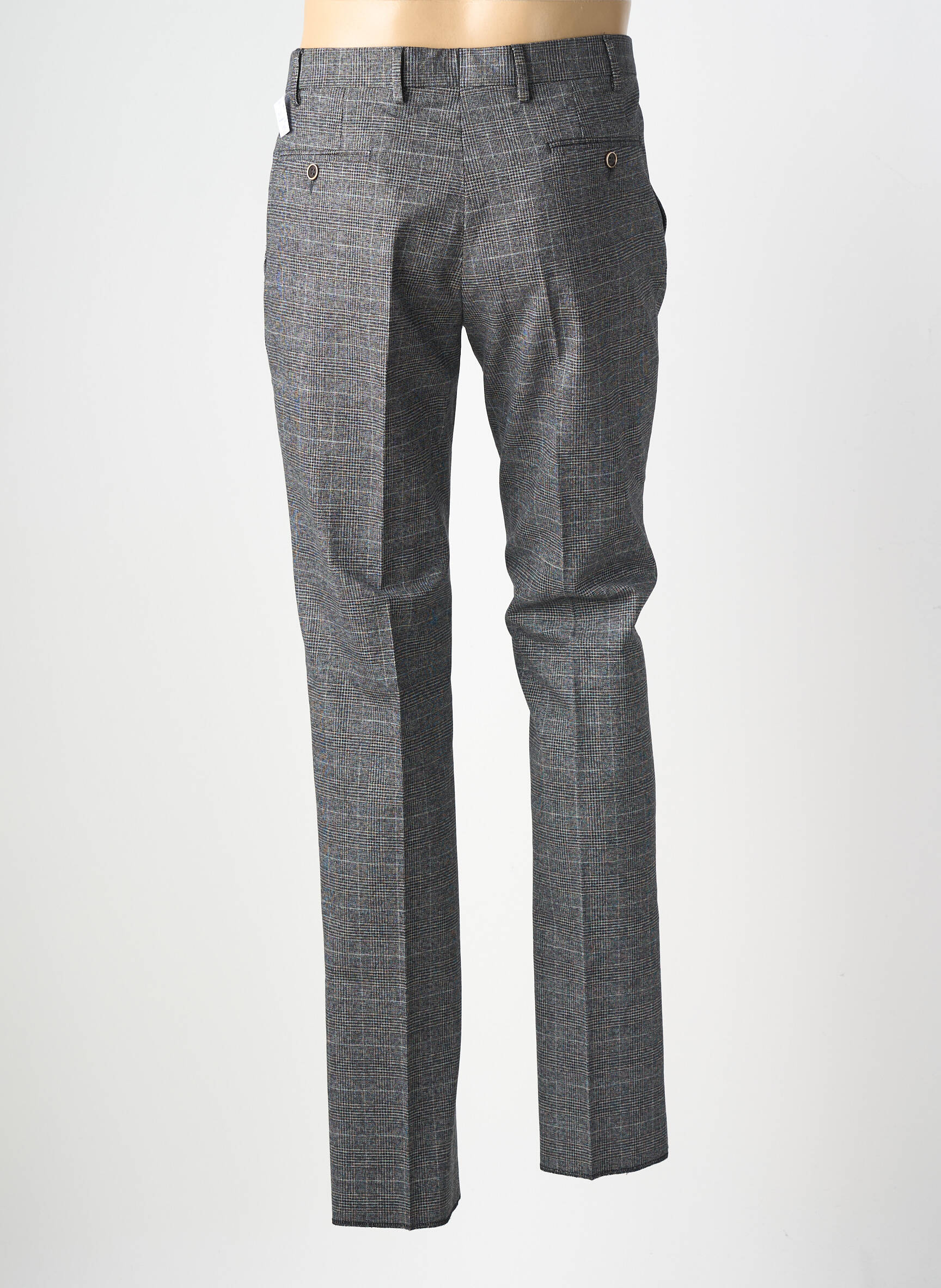Pantalon slim tissage chiné taille normale gris MONSIEUR HECTOR homme