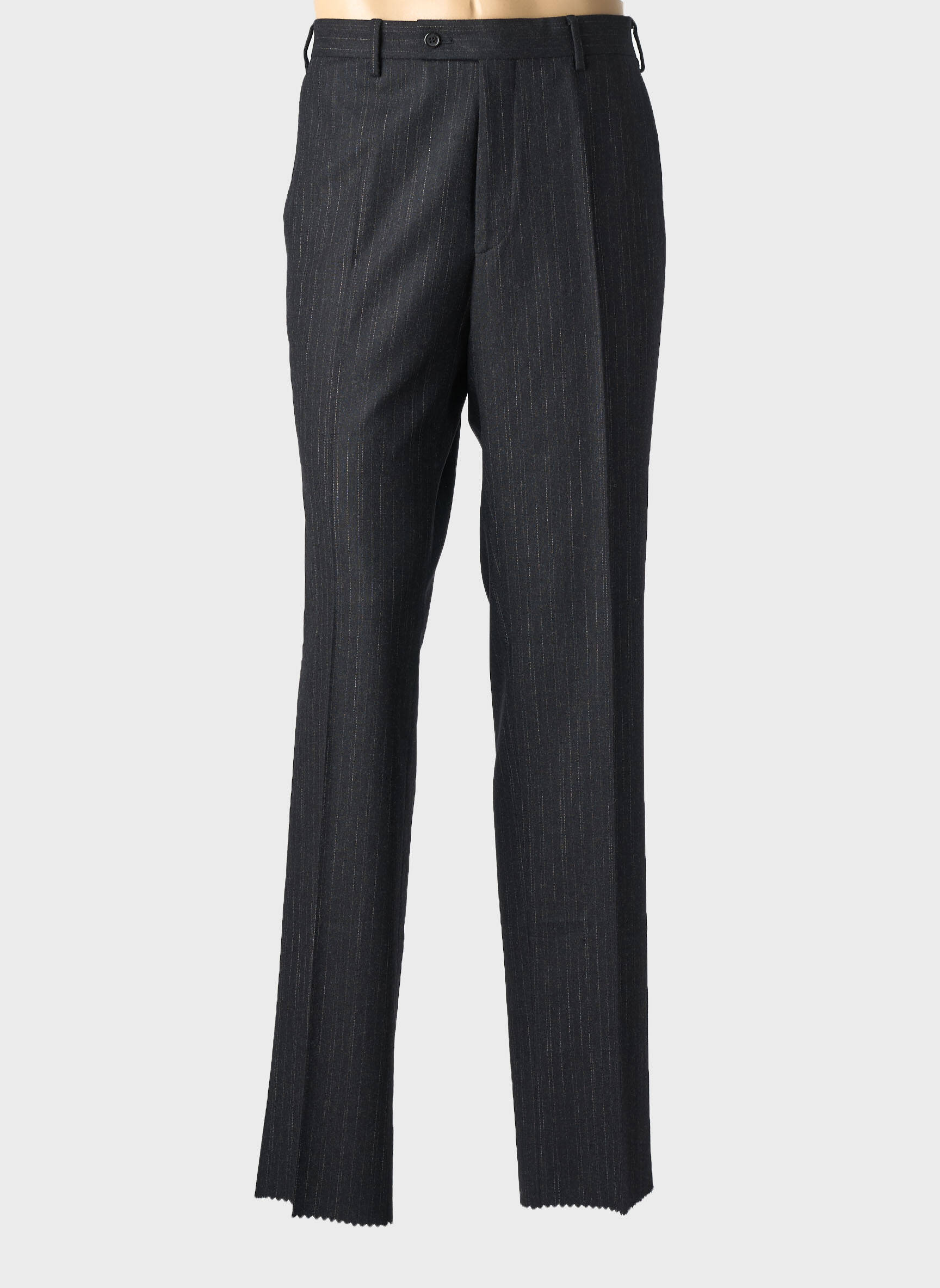 Pantalon droit taille à pinces taille normale noir DANIEL HECHTER homme