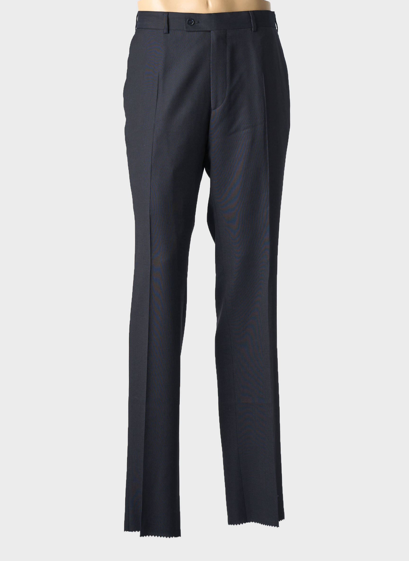 Pantalon droit taille à pinces taille normale bleu DANIEL HECHTER homme