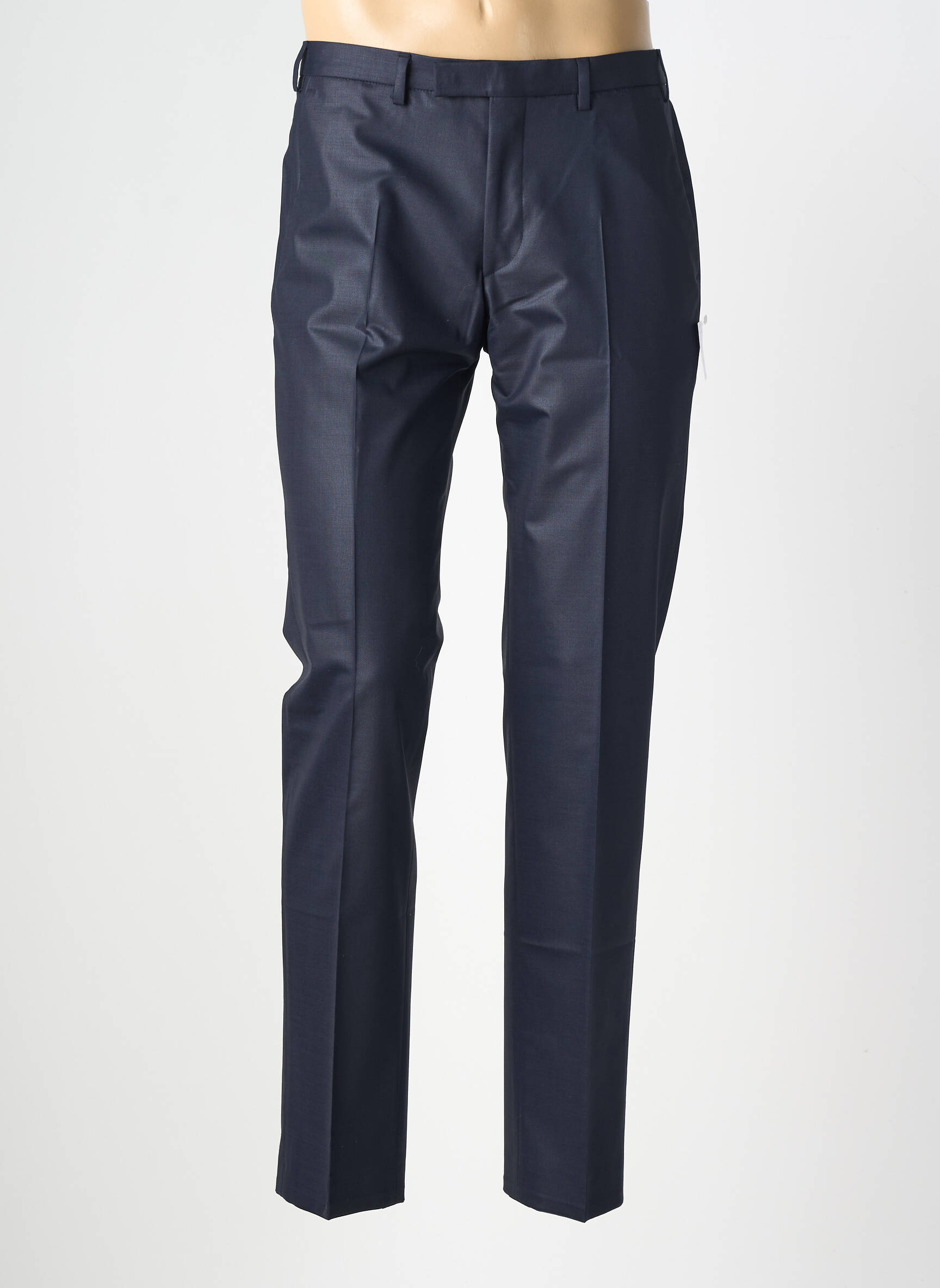 Pantalon slim taille à pinces taille normale bleu DIGEL homme