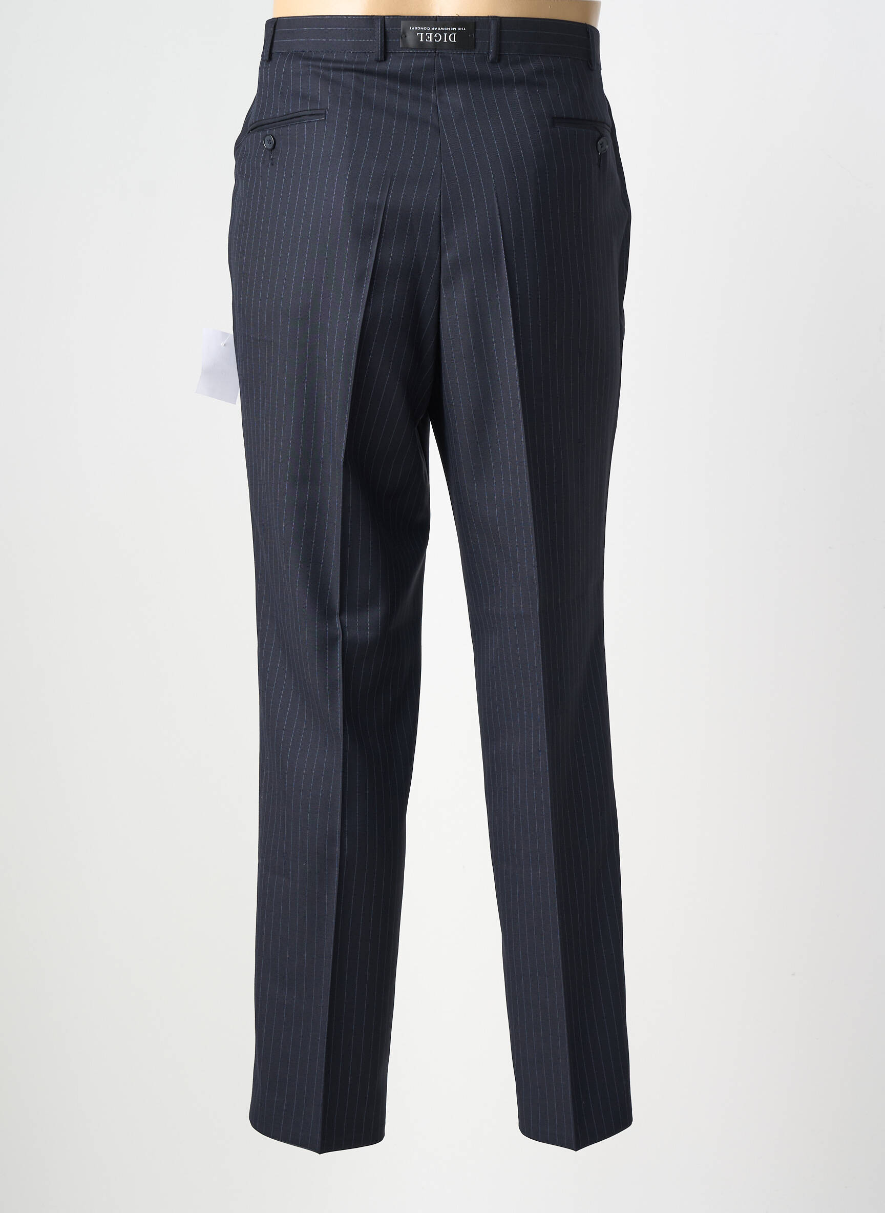 Pantalon droit taille normale taille normale bleu DIGEL homme
