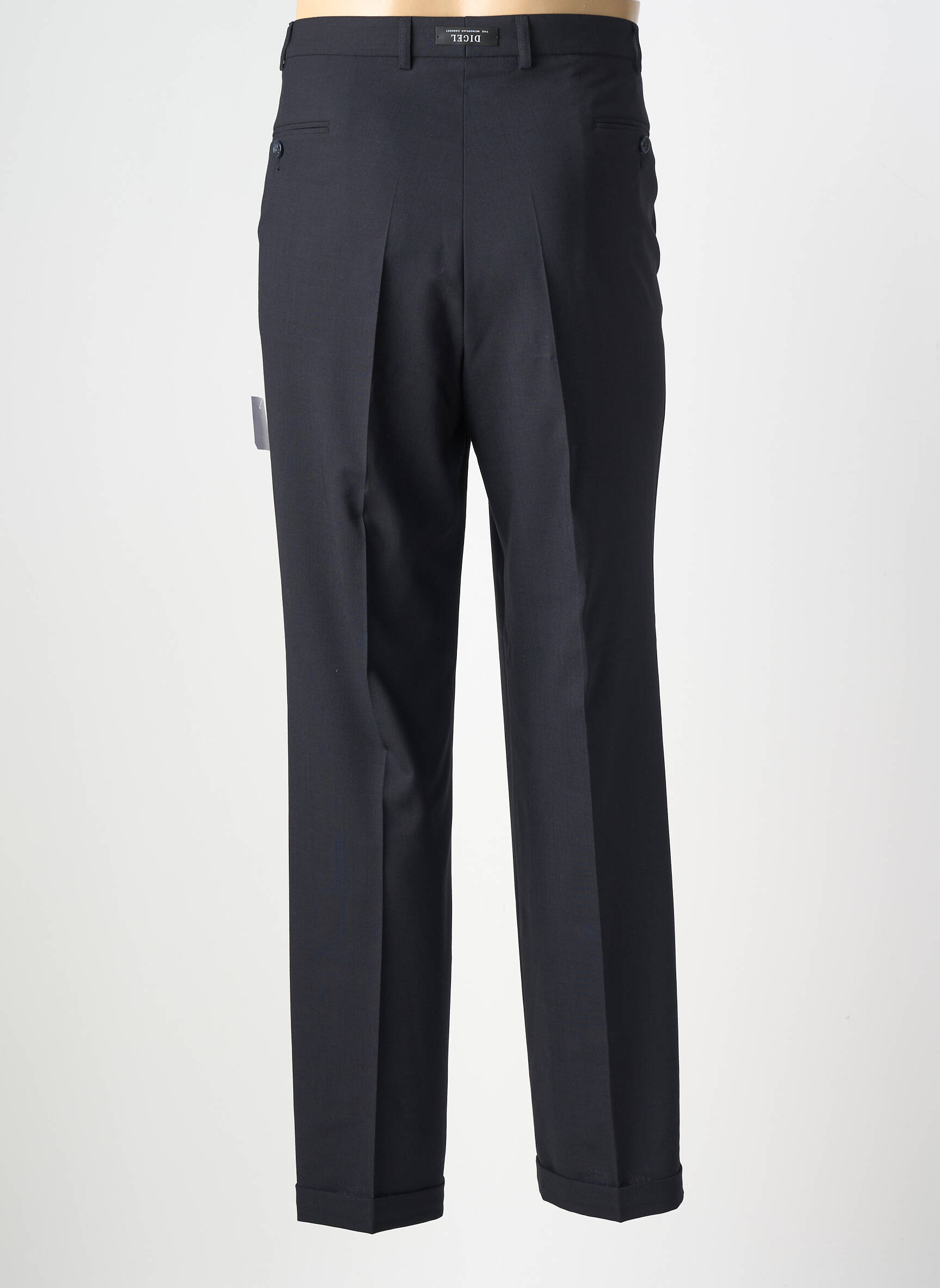 Pantalon droit taille normale taille normale noir DIGEL homme