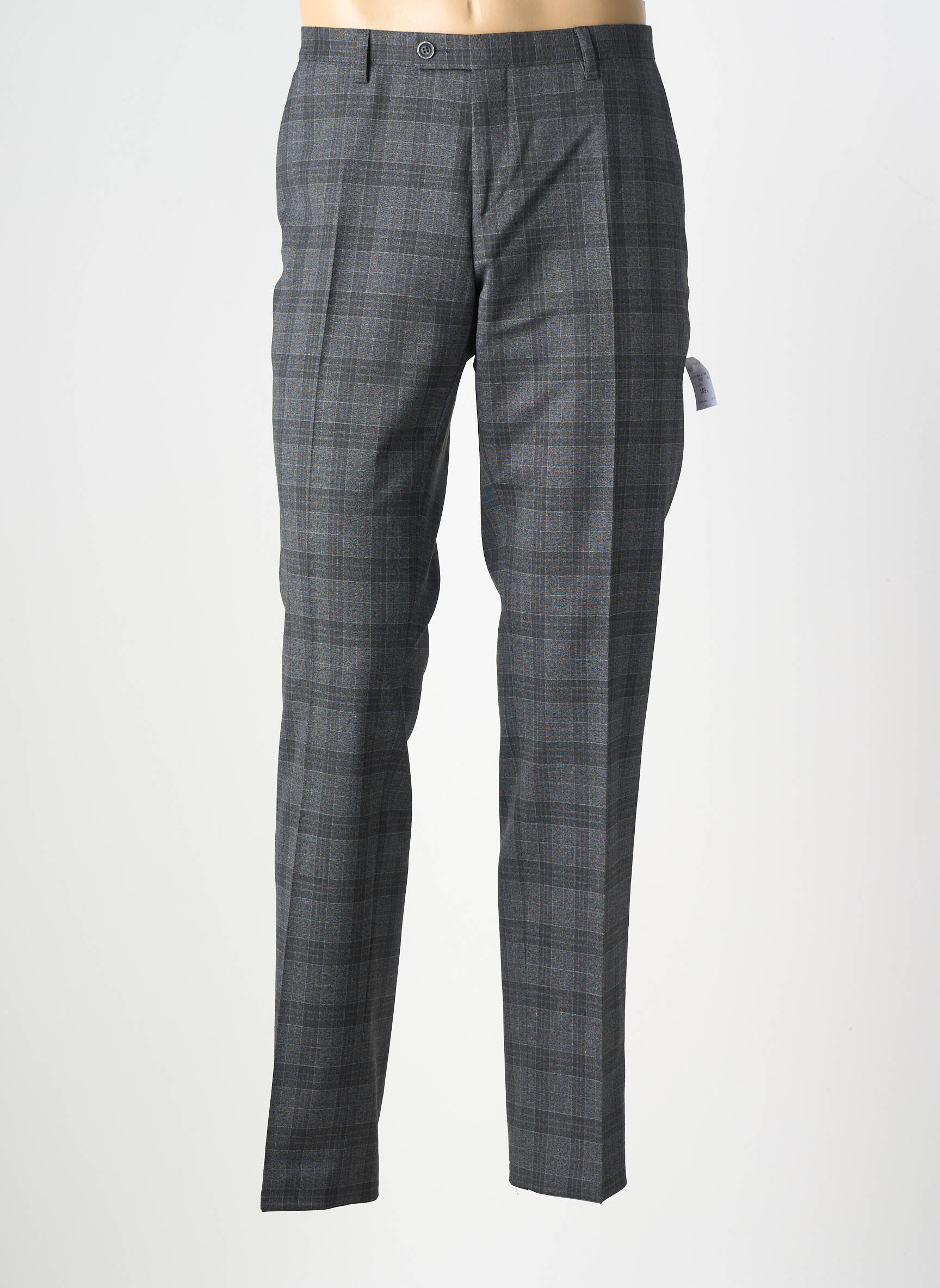 Pantalon slim tissage chiné taille normale gris DIGEL homme