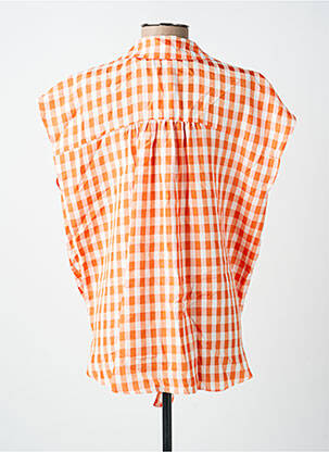 Chemisier manches courtes manches courtes orange LES ACOLYTES femme
