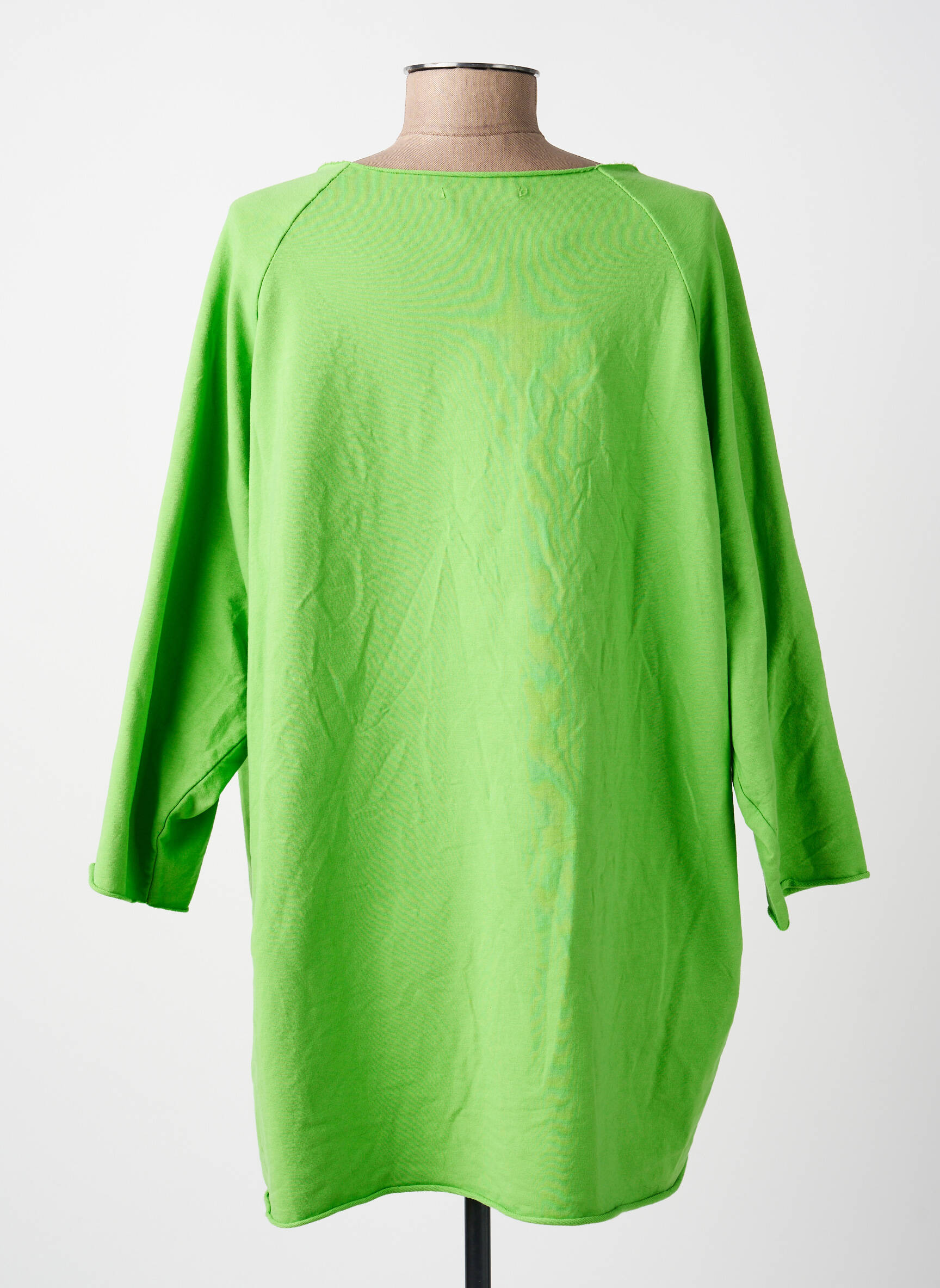 T-shirt manches 3/4 manches 3/4 vert B2B BY SANDCO femme