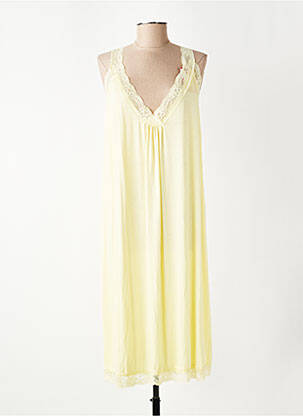 Jupon /fond de robe broderie jaune E&F femme