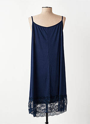 Jupon /fond de robe broderie bleu E&F femme