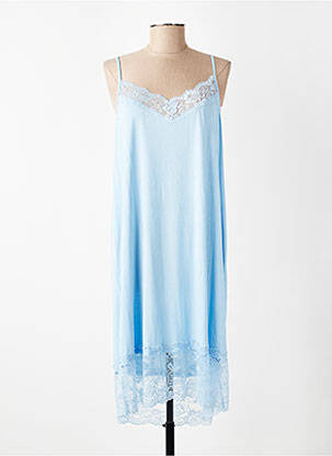 Jupon /fond de robe broderie bleu E&F femme