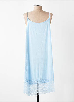 Jupon /fond de robe broderie bleu E&F femme