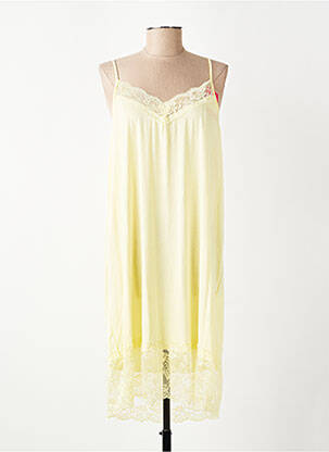 Jupon /fond de robe broderie jaune E&F femme