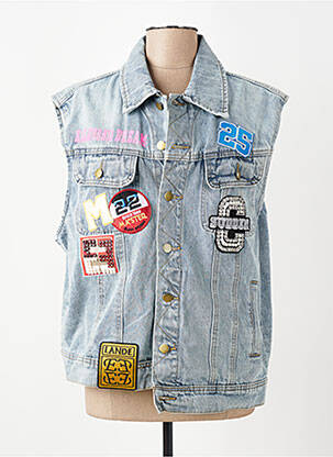 Veste casual coupe droite bleu KALIFORNIA DREAM femme