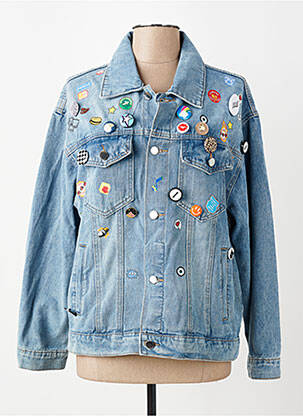Veste casual poches bleu MILLERA femme