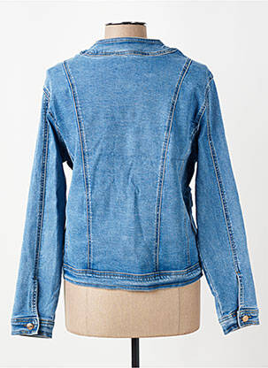 Veste casual col rond bleu G-SMACK femme