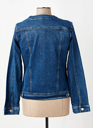 Veste casual col rond bleu G-SMACK femme