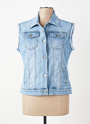 Veste casual poches bleu G-SMACK femme