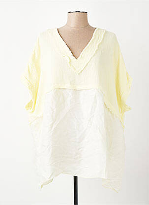 Blouse manches longues manches longues jaune NEW COLLECTION femme