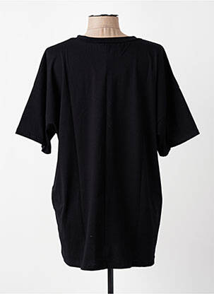 T-shirt coupe droite manches courtes noir E&F femme