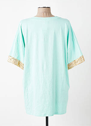 Top stretch manches 3/4 vert NEW COLLECTION femme