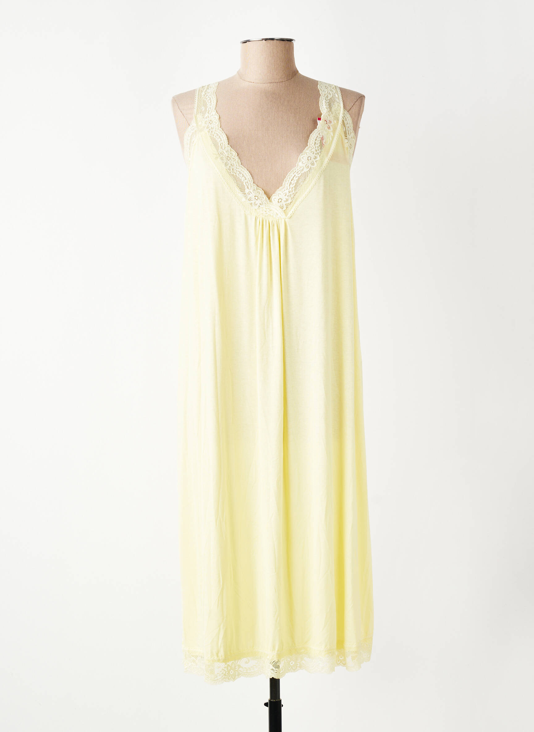 Jupon /fond de robe broderie jaune E&F femme