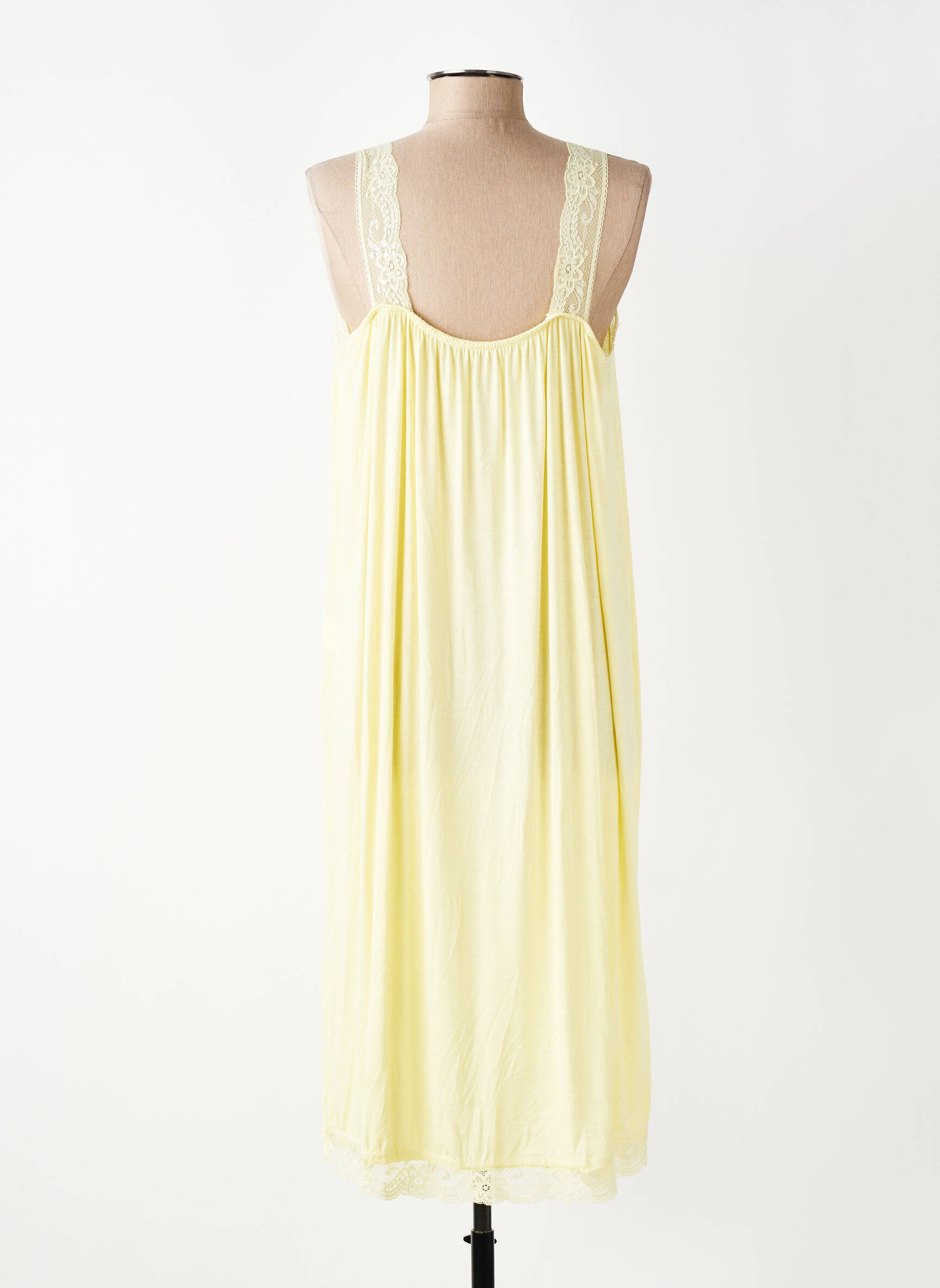 Jupon /fond de robe broderie jaune E&F femme