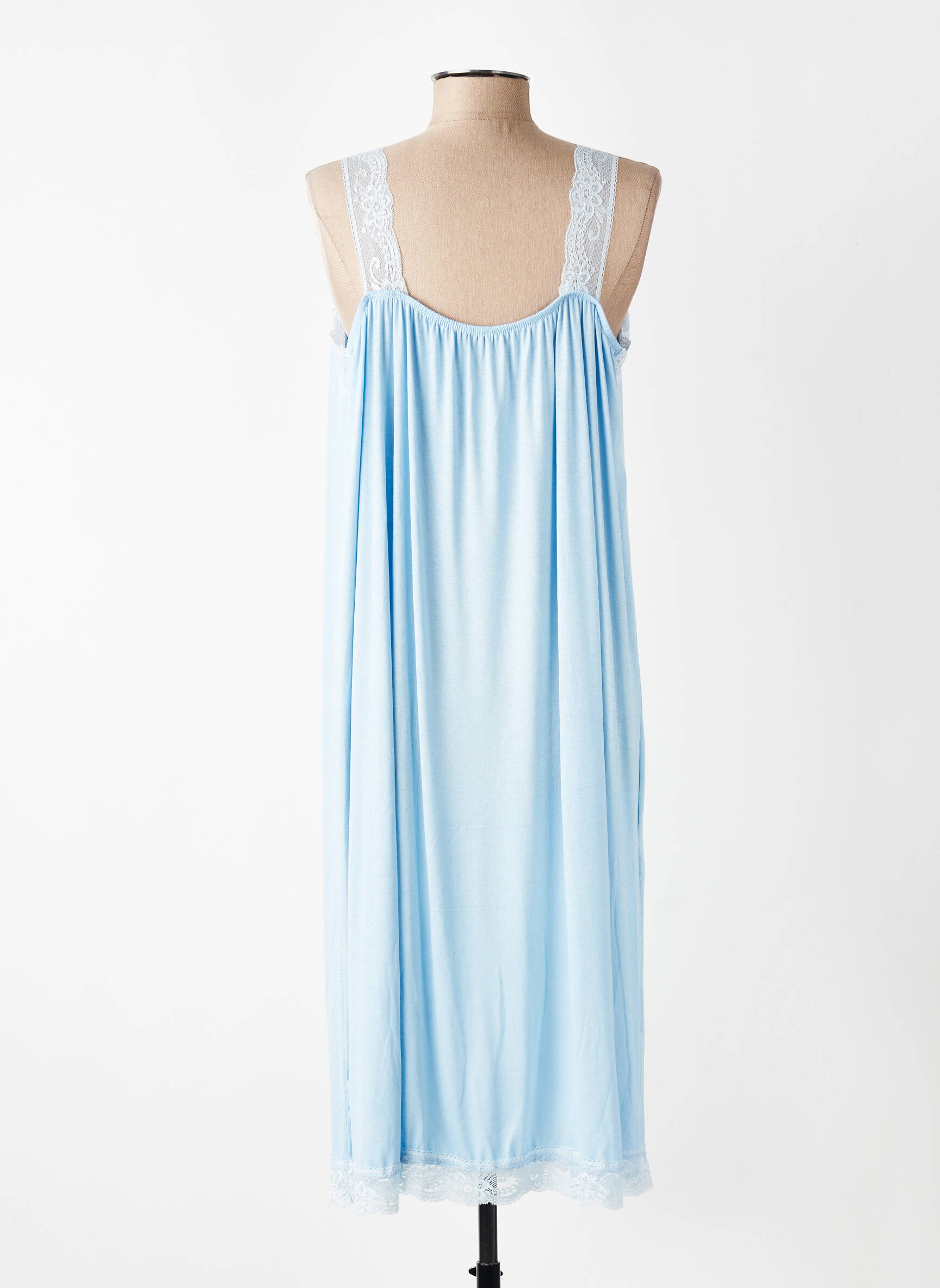 Jupon /fond de robe broderie bleu E&F femme