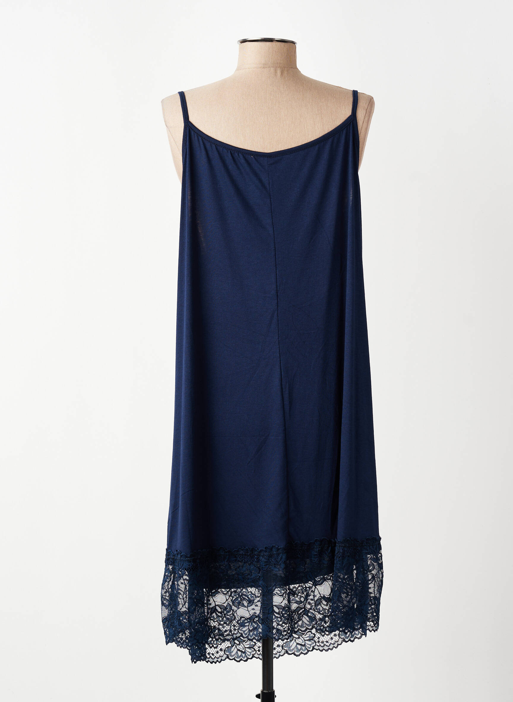 Jupon /fond de robe broderie bleu E&F femme
