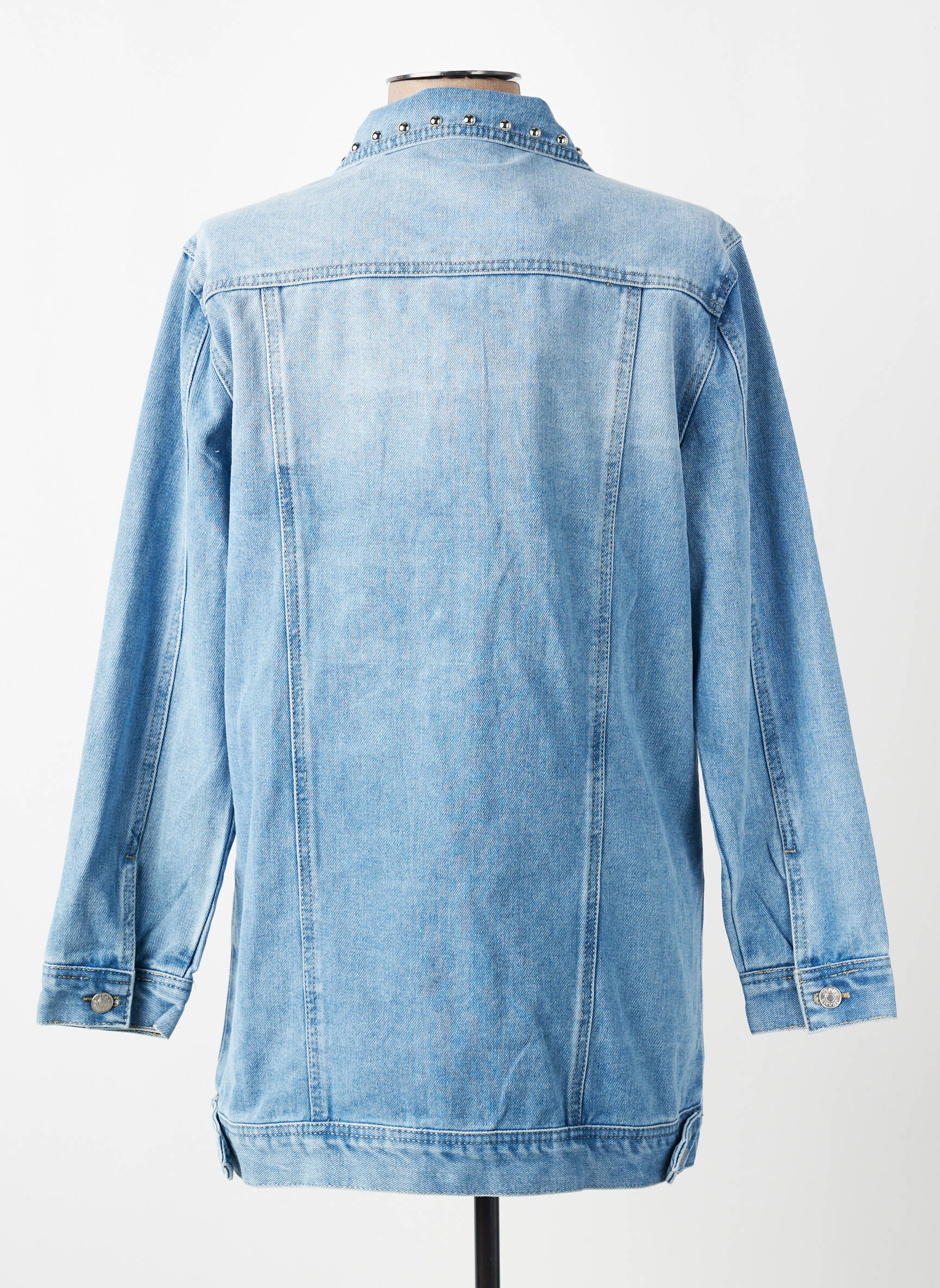 Veste casual coupe droite bleu G-SMACK femme