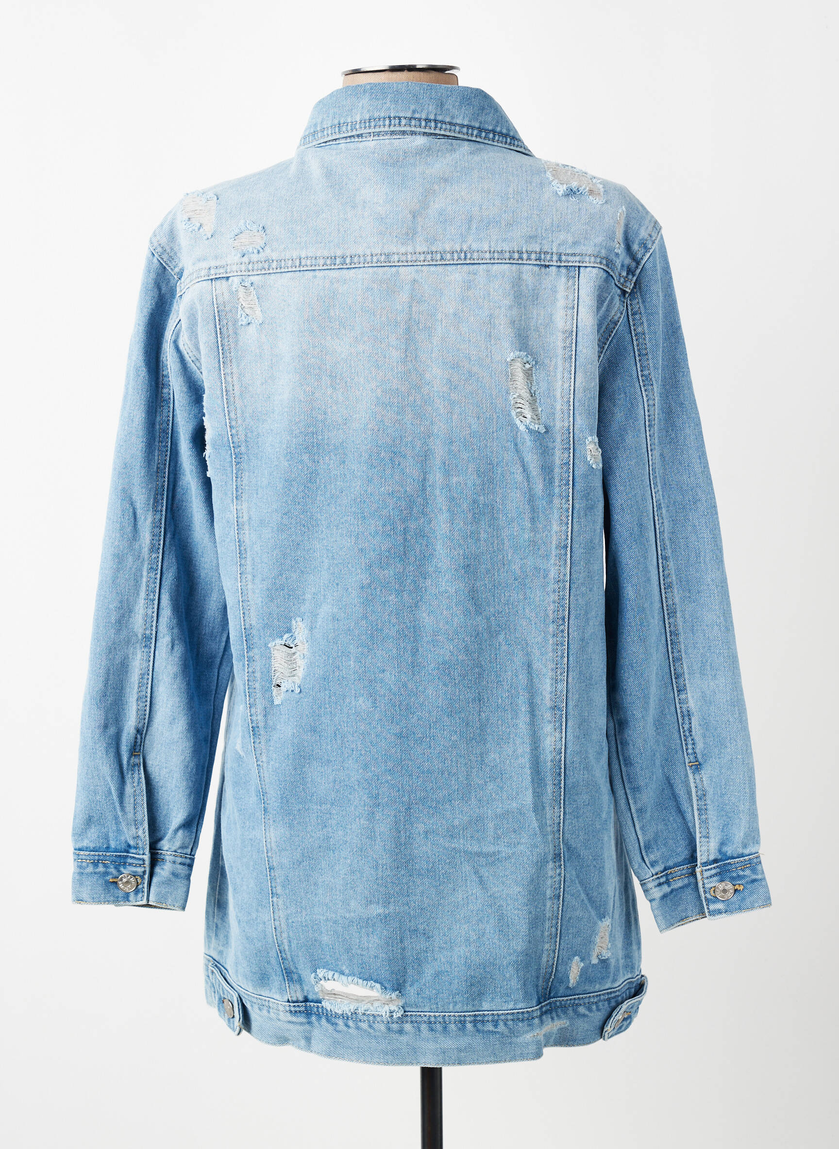 Veste casual coupe droite bleu G-SMACK femme