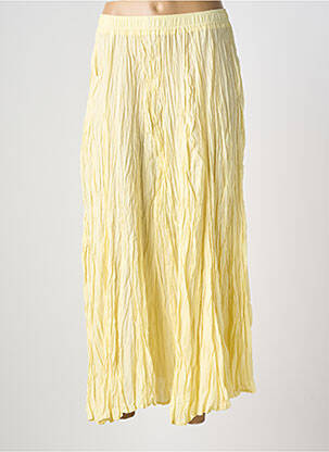 Jupe longue coupe fluide jaune COUTUREVE femme